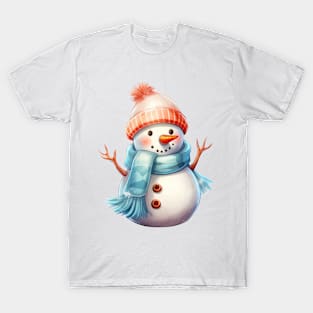 Pastel Snowman T-Shirt